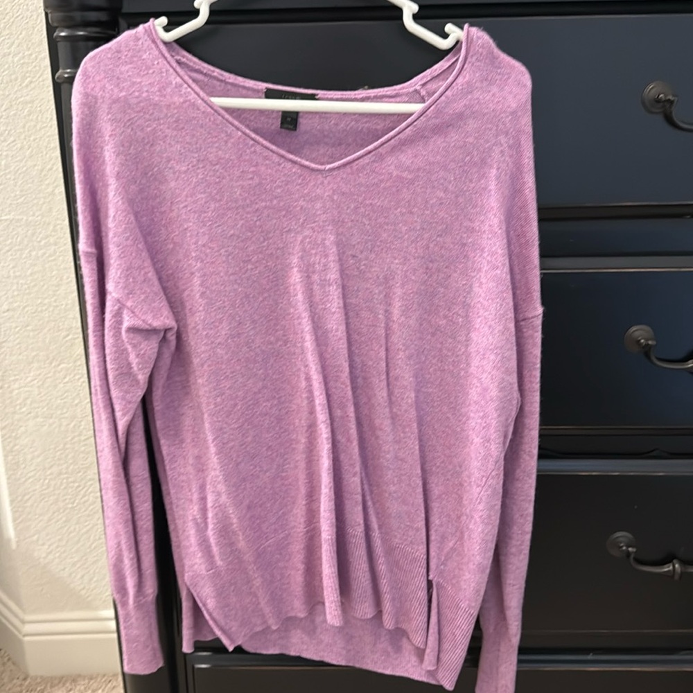 J.crew purple sweater size M